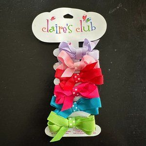 NWT Claire's Club Alligator Clips 6 Single Styles